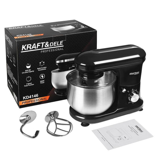Mixer planetar, capacitate bol 5 l, 2500 W, Kraft&Dele KD4146
