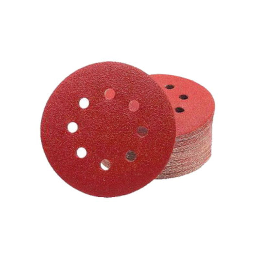 Set discuri hartie abraziva 50 bucati,125 mm, P120 cu velcro, Kraft&Dele, KD11811