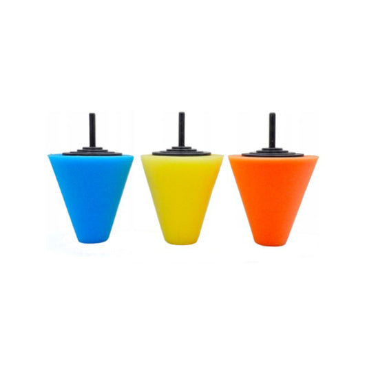 Set 3 bureti conici pentru lustruire, 150 mm, Kraft&Dele, KD1592