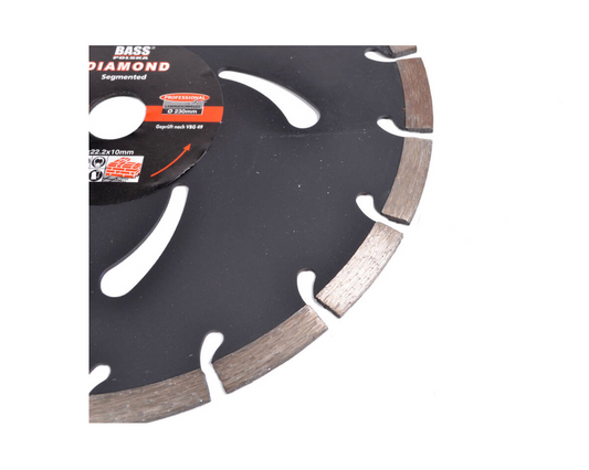 Disc diamantat pentru beton, 230 mm, Bass Polska BP2290
