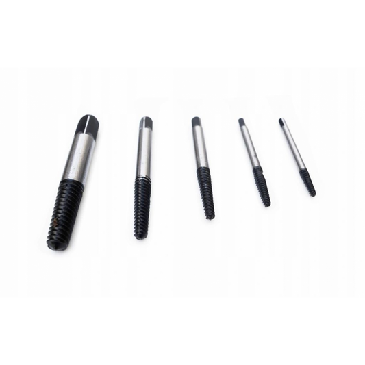 Set extractoare suruburi rupte, 5 elemente, Vorfal V07001