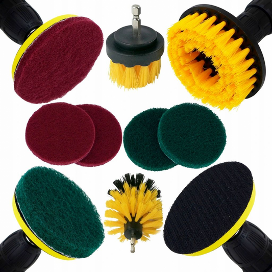 Set 10 perii pentru curatare si lustruire, Falon-Tech FT3410