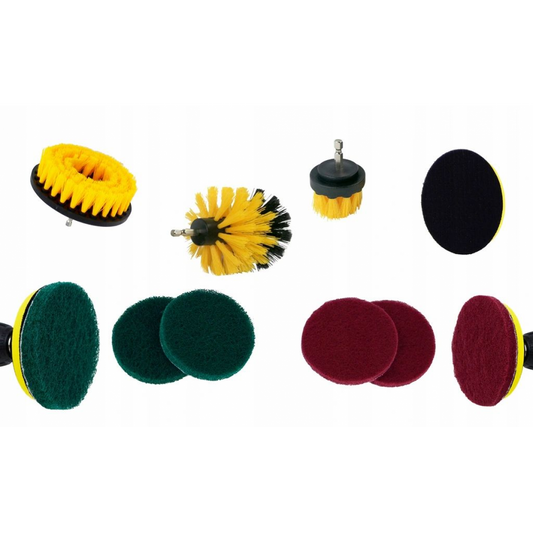 Set 10 perii pentru curatare si lustruire, Falon-Tech FT3410