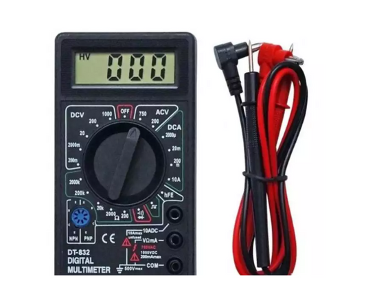 Set multimetru digital cu cabluri, 5A, Expert PR-467