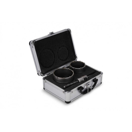 Set carote pentru beton, 65 / 80 x 75 mm, adaptor SDS+, 3 elemente, Boxer BX-491