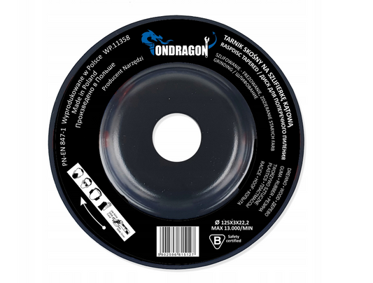 Disc diamantat, 125 x 3 x 22.2 mm, Ondragon T-63