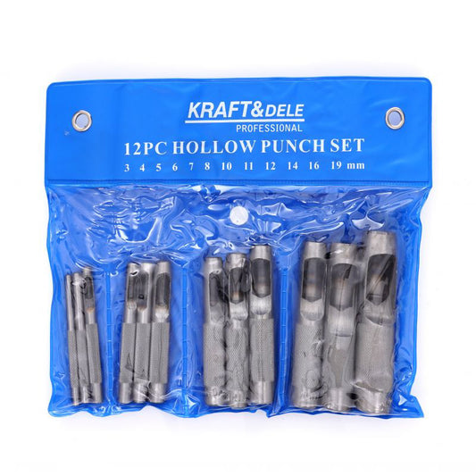 Set 12 dornuri pentru gaurire, 3-19 mm, Kraft&Dele KD11202
