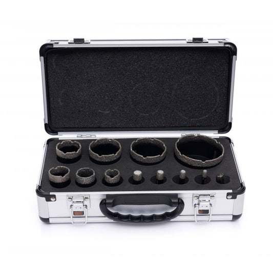 Set carote diamantate, 6-68 mm, 12 elemente, Kraft&Dele KD11227