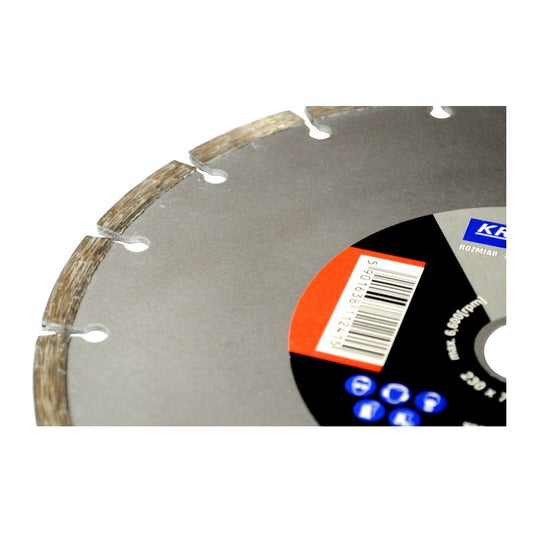 Disc diamantat segmentat, 230 x 7 x 22.23 mm, Kraft&Dele KD925
