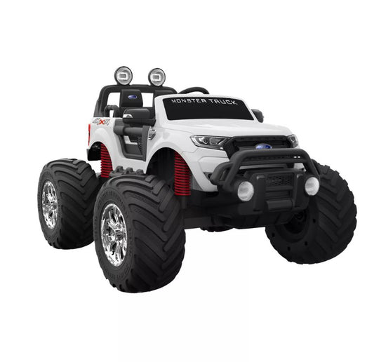 Masina de jucarie cu baterie Hecht Monstertruck - Ford Ranger MT White