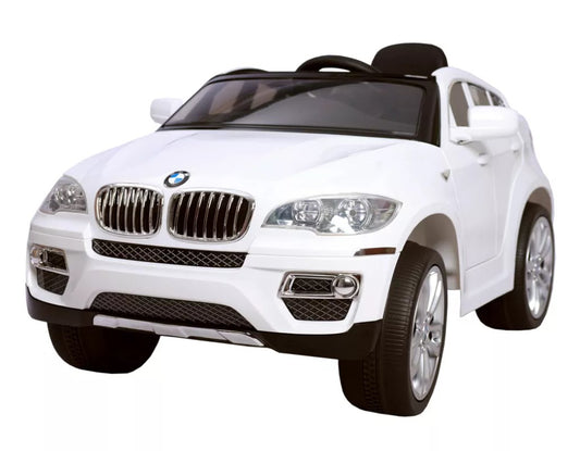 Masina de jucarie cu baterie BMW X6, alb, BMWX6-WHITE