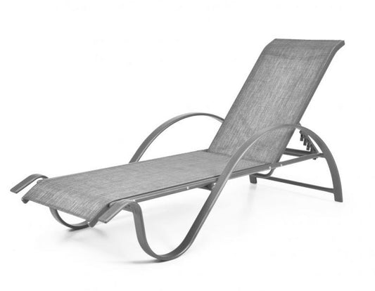 Sezlong de gradina, cadru de aluminiu Hecht Sofia Lounger