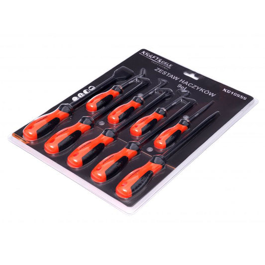 Set carlige de precizie, 9 elemente, Kraft&Dele KD10959