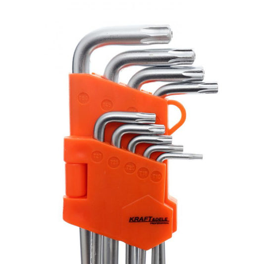 Set chei imbus, T10-T50, 9 elemente, Kraft&Dele KD10295