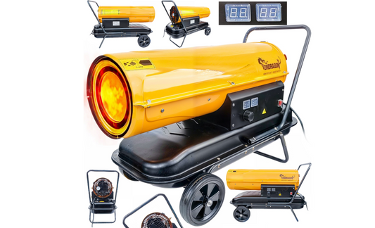 Incalzitor industrial pe motorina cu afisaj LCD, 40 kW, termostat incorporat, Ondragon OD9102