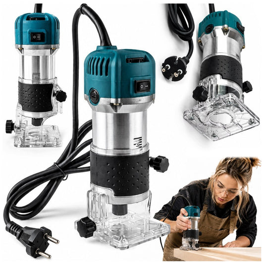 Masina de frezat verticala pentru lemn, 2000W, 15000-30000 rpm, 6 trepte, Ondragon OD5124