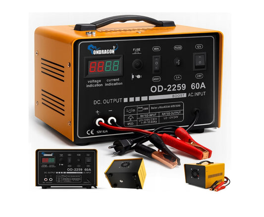 Redresor auto cu pornire, 12 / 24 V, 60 A, Ondragon OD2259