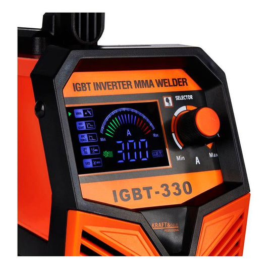 Aparat de sudura tip invertor MMA IGBT LIFT TIG LCD, 300 A, Kraft&Dele KD1878