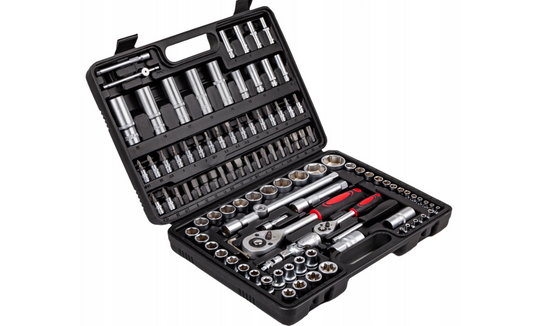 Set chei tubulare cu antrenor cu clichet TORX tip H, 1 / 4", 1 / 2", 108 bucati, Ondragon OD9018