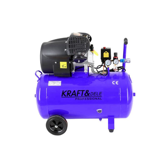Compresor de aer 100 l, 3 kW, 530 l / min, 1-8 bar, Kraft&Dele KD4065