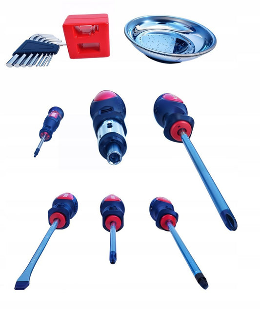 Set surubelnite, chei tubulare si biti, 126 elemente, Ondragon OD7012