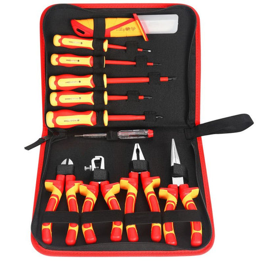 Set 11 unelte de mana izolate, 11 piese, Kraft&Dele KD5970