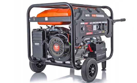 Generator pe benzina, 15 cp, putere maxima 6.6 kW, Majster Polska MP0653