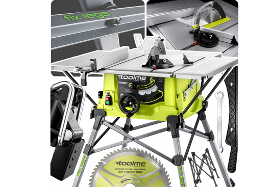 Fierastrau circular de masa, 2200 W, Toolme TM320