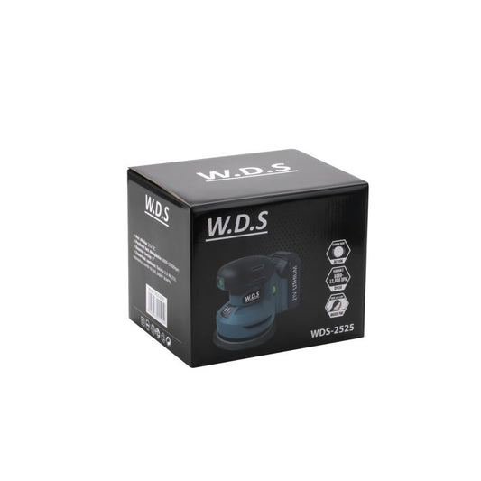 Slefuitor cu excentric cu acumulator WDS, 21 V, 125 mm, Kraft&Dele WDS2525