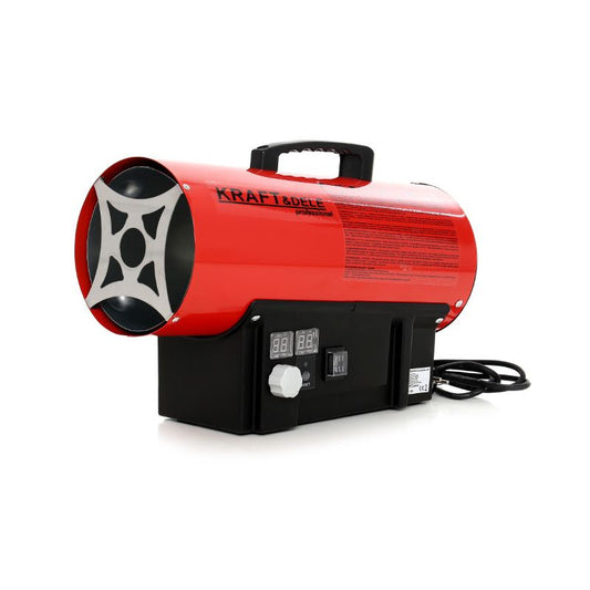 Incalzitor industrial pe gaz cu termostat, 25 kW, Kraft&Dele KD11705