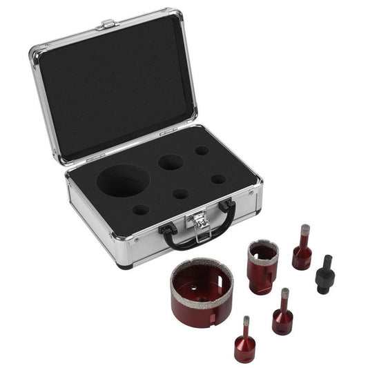 Set carote diamantate, 6-68 mm, 6 bucati, prindere M14, Kraft&Dele KD12643