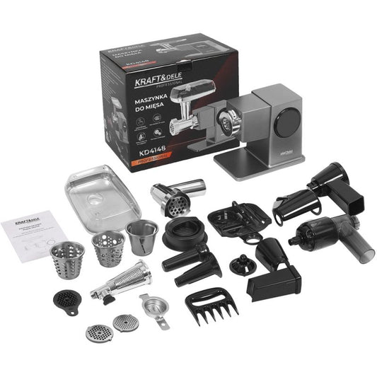 Masina de tocat carne, 4 kg / min, 2500 W, Kraft&Dele KD4148