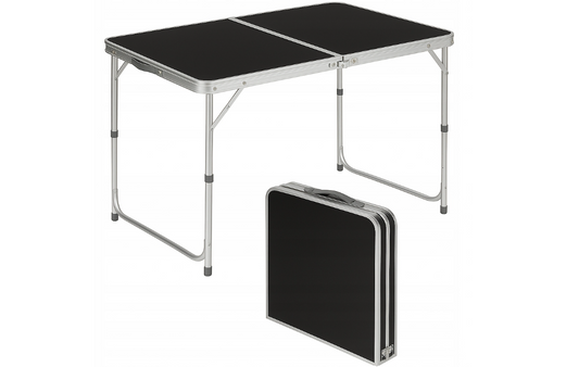 Masa pliabila pentru camping, 120 x 60 cm, negru, Ondragon OD5087