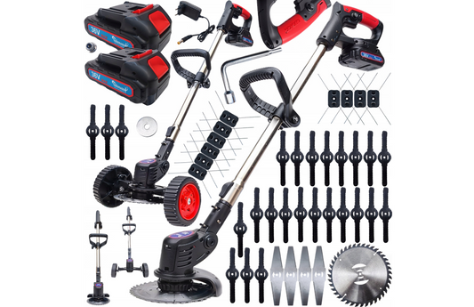 Motocoasa electrica pe roti cu acumulator, 36 V, Ondragon OD9110