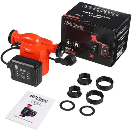 Pompa de recirculare 25-60/180 cu panou de control, 230 V, Kraft&Dele KD803
