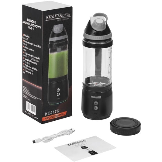 Blender fara fir, 700 ml, 2 x 2500 mAh, Kraft&Dele KD4176