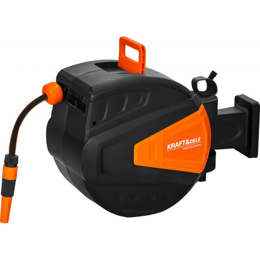 Furtun de gradina retractabil, 25 m + 2 m, 1 / 2", Kraft&Dele KD2154