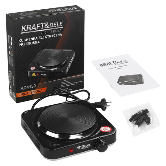 Plita electrica portabila, 1500 W, Kraft&Dele KD4139