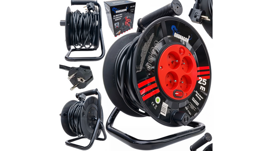 Prelungitor electric cu tambur, 25 m, Ondragon OD1101