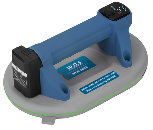 Ventuza electrica cu acumulator WDS, 240 mm, capacitate maxima 300 kg, cablu USB-C, Kraft&Dele WDS2692