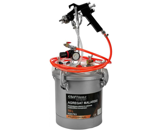 Unitate pneumatica pentru vopsit, 10 l, Kraft&Dele KD5793