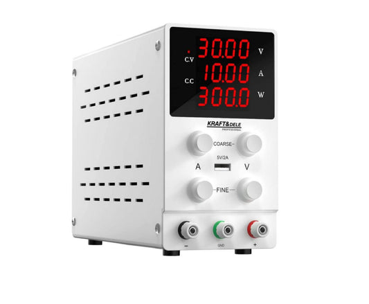 Sursa de alimentare de laborator, alb, Kraft&Dele KD5870