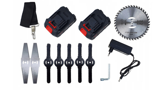 Trimmer electric cu acumulator, 36 V, 2 acumulatori, Ondragon OD9002