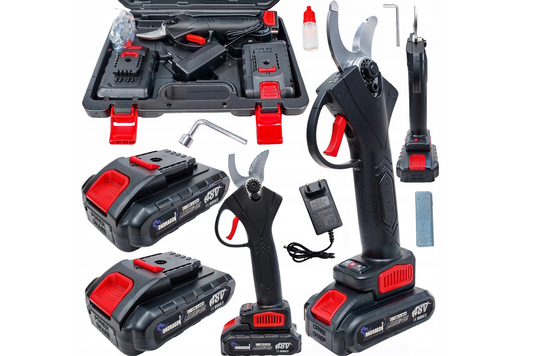 Foarfeca electrica pentru arbusti / ramuri / copaci / gard viu cu acumulator, 48 V, Ondragon OD9122