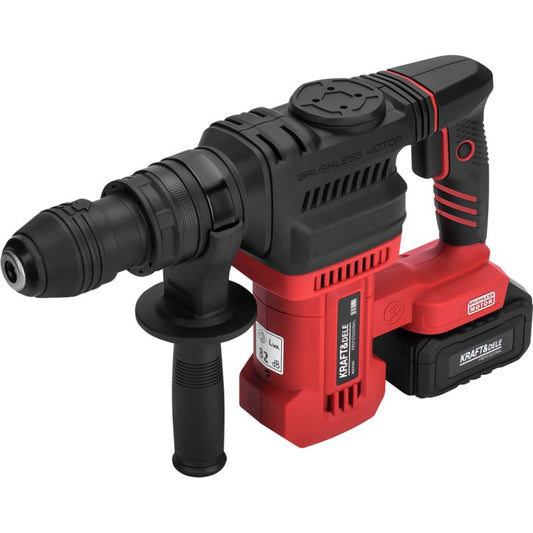 Ciocan rotopercutor cu acumulator, 21 V, 7.5 J, 2 x 4 Ah, Kraft&Dele KD3193