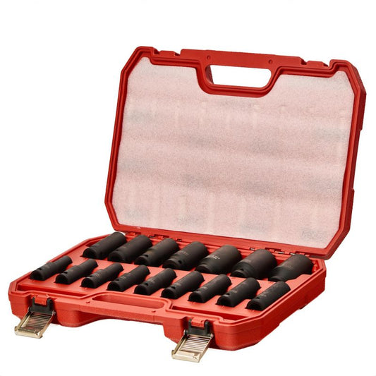 Set chei tubulare 1 / 2", 10-32 mm, 16 bucati, Kraft&Dele KD11749