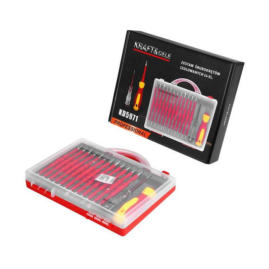 Set surubelnite electrice izolate, 14 bucati, Kraft&Dele KD5971