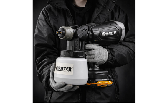 Pistol de vopsit cu acumulator, 21 V, 5 duze, 700 ml / min, Majster Polska MP0027