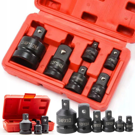 Set adaptoare pentru chei de impact, 1/2" 1/4" 3/8" 3/4". 6 bucati, Ondragon OD5046