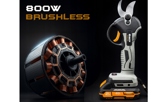 Foarfeca de gradina electrica cu acumulator, 21 V, Majster Polska MP0372